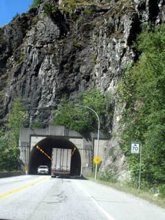 Tunnels along the Fraser Valley