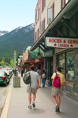 Shopping on Banff Avenue