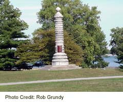 Monument at Old Fort Erie