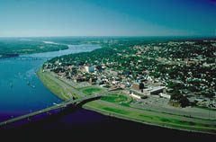 Aerial View of Fredericton