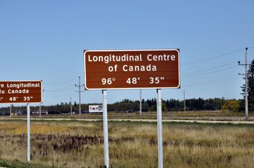 Steinbach is the Longitudinal Centre of Canada