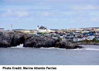 Port-aux-Basques view of Ferry terminal