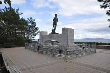 Terry Fox monument, just east of Thunder Bay
