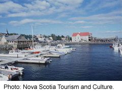The seaside town of Pictou, Nova Scotia