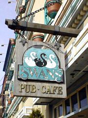 Swan's Pub sign