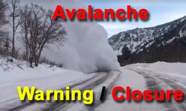BC: Avalanche control on Trans-Canada Highway 1