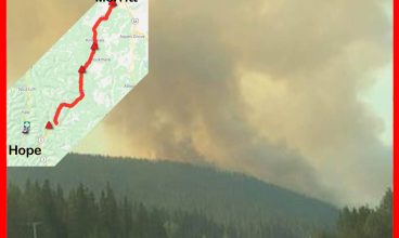 Coquihalla Closed Between Hope and Meritt due to forest fires