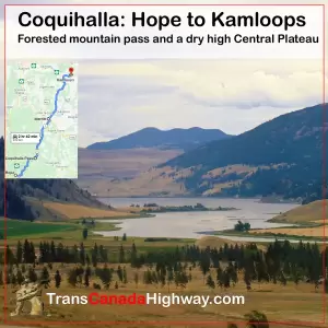 BC-Itinerary - Coquihalla-Hope to Kamloops