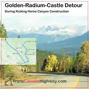 British Columbia Itinerary - Golden-Radium-Castle detour