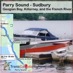 ON-Toronto Detour Itinerary - Parry Sound to Sudbury
