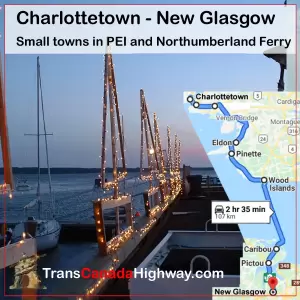 PEI Itinerary - Charlottetown - New Glasgow