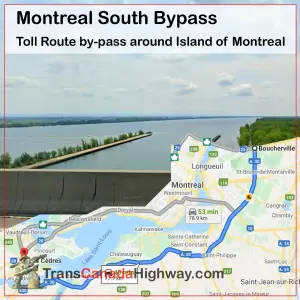 Quebec Itinerary - Montreal South Bypass A30