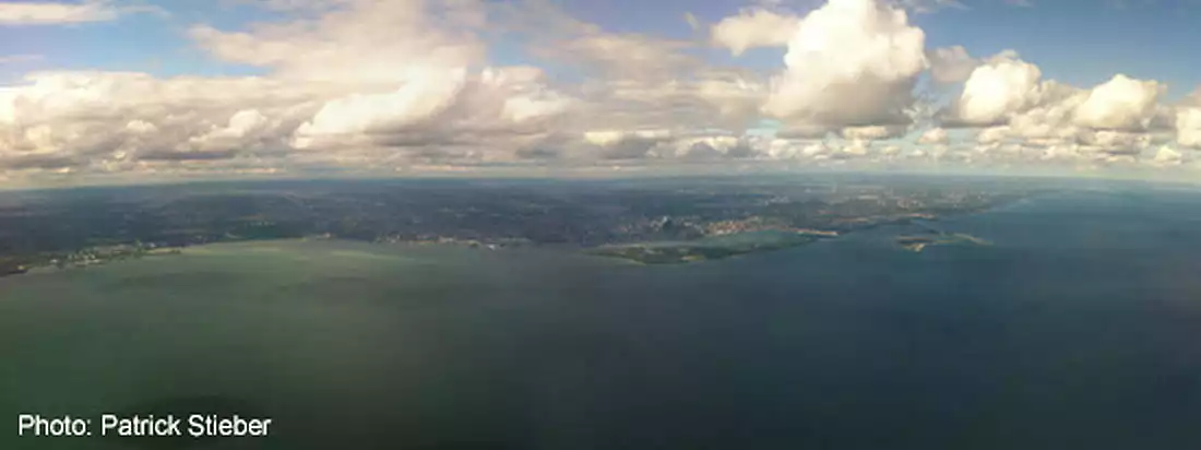 Toronto Islands Aerial View