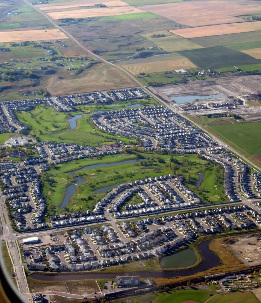 Airdrie-Woodside community-Aerial View