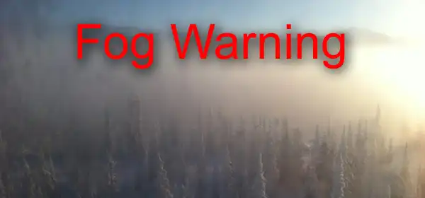 Fog Warning -weather